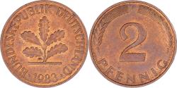 World Coins - Coin, Germany, 2 Pfennig, 1983