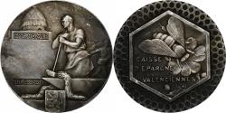 World Coins - France, Token, Caisse d'Epargne de Valenciennes, Silver,