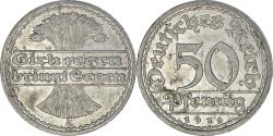 World Coins - Coin, GERMANY, WEIMAR REPUBLIC, 50 Pfennig, 1919, Berlin, , Aluminum