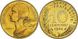 World Coins - Coin, France, Marianne, 10 Centimes, 1984, Paris, série FDC,