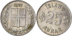 World Coins - Coin, Iceland, 25 Aurar, 1967