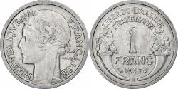 World Coins - France, Franc, Morlon, 1957, Beaumont - Le Roger, Aluminum,