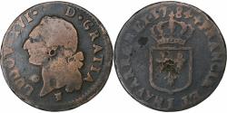 World Coins - France, Louis XVI, Sol, 1784, Limoges, Copper, , Gadoury:350