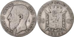 World Coins - Coin, Belgium, Leopold II, 50 Centimes, 1886, , Silver, KM:27