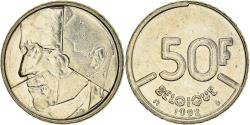 World Coins - Coin, Belgium, Baudouin I, 50 Francs, 50 Frank, 1992, Brussels, Belgium, BU