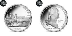 World Coins - France, 10 Euro, ARRIVEE DE WASHINGTON A BOSTON, 2021, , Silver