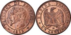 World Coins - Coin, France, Napoleon III, Napoléon III, Centime, 1853, Marseille,
