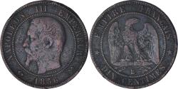 World Coins - Coin, France, Napoleon III, Napoléon III, 10 Centimes, 1856, Rouen,
