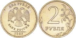 World Coins - Coin, Russia, 2 Roubles, 2007, Saint-Petersburg, , Copper-Nickel-Zinc