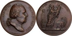 World Coins - France, Medal, Louis XVIII, Naissance d'Henri V, 1820, Bronze, Andrieu