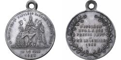 World Coins - France, Medal, Napoléon III, Baptème du Prince Impérial, 1856, Silvered