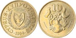 World Coins - Coin, Cyprus, 10 Cents, 1994, , Nickel-brass, KM:56.3