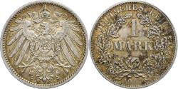 World Coins - GERMANY - EMPIRE, Wilhelm II, Mark, 1914, Berlin, Silver, , KM:14