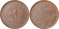 World Coins - Coin, Czech Republic, 10 Korun, 1995, , Copper Plated Steel, KM:4