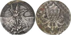 World Coins - France, Token, Sanctus Michael Archangelus, Silvered bronze,