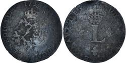 World Coins - Coin, France, Louis XV, Double Sol, 1744, , Billon, Gadoury:281