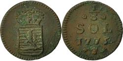 World Coins - Coin, Luxembourg, Maria Theresa, 1/8 Sol, 1775, Brussels, , Copper