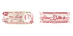 World Coins - Banknote, Guyana, 1 Dollar, KM:21g, UNC(65-70)
