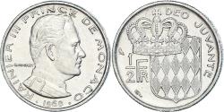 World Coins - Coin, Monaco, 1/2 Franc, 1968