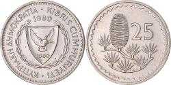 World Coins - Coin, Cyprus, 25 Mils, 1980