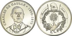 World Coins - France, Medal, Charles De Gaulle, History, , Copper Plated Silver