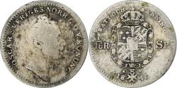 World Coins - Coin, Sweden, Oscar I, 1/16 Riksdaler, 1848, , Silver, KM:665