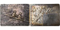 World Coins - France, Medal, Sport, Régates, 1922, Silvered bronze,