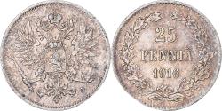 World Coins - Coin, Finland, Nicholas II, 25 Penniä, 1916, Helsinki, , Silver