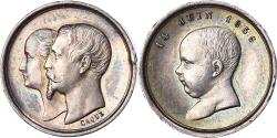 World Coins - France, Quinaire, 1856, NAISSANCE DE NAPOLÉON IV, , Silver