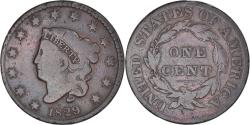 Us Coins - Coin, United States, Coronet Cent, Cent, 1829, U.S. Mint, Philadelphia