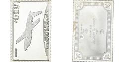 World Coins - France, Medal, Timbre, Avion Magister, 500 Francs, 1983, Silver,