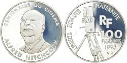 World Coins - France, 100 Francs, 1995, Paris, Alfred Hitchcock, KM:1088