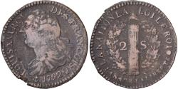 World Coins - France, Louis XVI, 2 Sols, 1792 / AN 4, Perpignan, Copper, , Gadoury:25