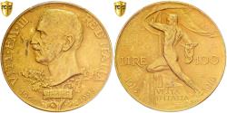 World Coins - Italy, Vittorio Emanuele III, 100 Lire, 1925, Rome, Gold, PCGS, , KM:66