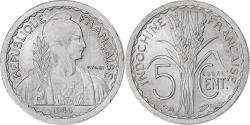 World Coins - Coin, FRENCH INDO-CHINA, 5 Cents, 1946, Paris, ESSAI, , Aluminum