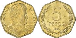 World Coins - Coin, Chile, 5 Pesos, 1995