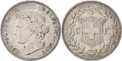 World Coins - Coin, Switzerland, 5 Francs, 1907, Bern, , Silver, KM:34