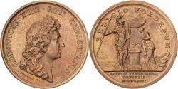 World Coins - France, Medal, Louis XIV, Secours donné aux Hollandais, 1666, Bronze, Mauger