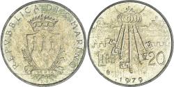 World Coins - Coin, San Marino, 20 Lire, 1979, , Aluminum-Bronze, KM:93