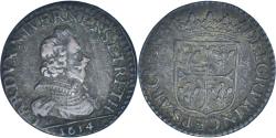 World Coins - Coin, Principality of Arches-Charleville, Charles de Gonzague, Liard, 1614