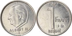 World Coins - Coin, Belgium, Albert II, Franc, 1997, , Nickel Plated Iron, KM:188