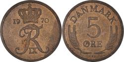 World Coins - Coin, Denmark, 5 Öre, 1970