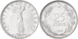 World Coins - Coin, Turkey, 25 Kurus, 1968