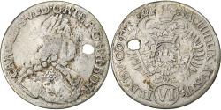 World Coins - Austria, Charles VI, 6 Kreuzer, 1724, Hall, Silver, , KM:1569