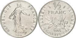World Coins - France, 1/2 Franc, Semeuse, 1984, Paris, Nickel, , Gadoury:429