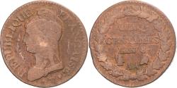 World Coins - Coin, France, Dupré, 5 Centimes, AN 8, Metz, , Bronze, Gadoury:126