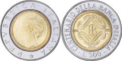 World Coins - Coin, Italy, 500 Lire, 1993, Rome, , Bi-Metallic, KM:160
