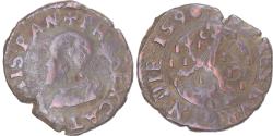 World Coins - Coin, FRENCH STATES, Franche-Comté, Philip II, 2 Deniers, 1590, Dole