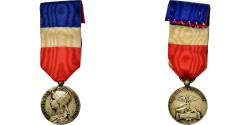 World Coins - France, Travail-Industrie, Medal, Very Good Quality, Silvered bronze, 27