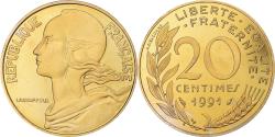 World Coins - Coin, France, Marianne, 20 Centimes, 1991, Paris, BE,